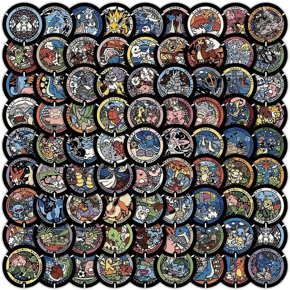 Pokemon StickersCartoon Decals 108pcs - DayShop