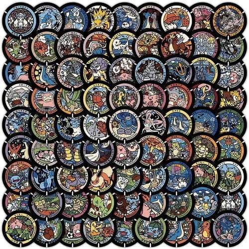 Pokemon StickersCartoon Decals 108pcs - DayShop