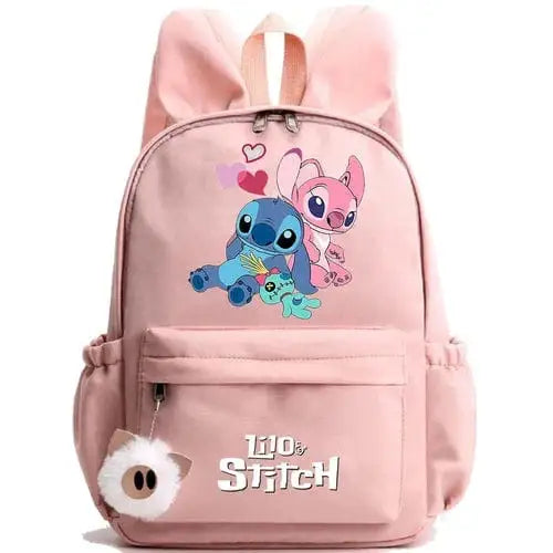 Cute Disney Lilo Stitch Backpack for Girl Boy Student Teenager - DayShop