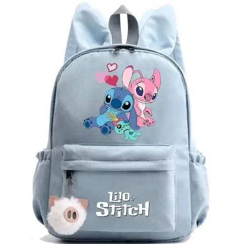 Cute Disney Lilo Stitch Backpack for Girl Boy Student Teenager - DayShop