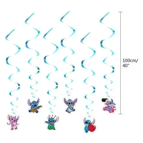Lilo & Stitch Party Supplies Cup Plates Tablecloth Balloons Cake - DayShop