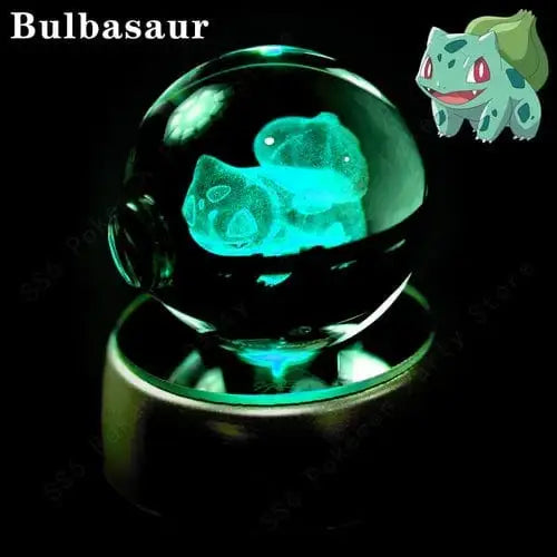 Crystal Ball 3D Lamp Base Pokeball - DayShop