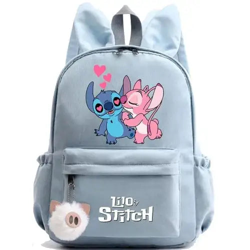 Cute Disney Lilo Stitch Backpack for Girl Boy Student Teenager - DayShop