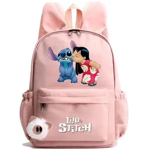 Cute Disney Lilo Stitch Backpack for Girl Boy Student Teenager - DayShop