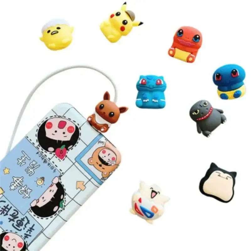 Pokemon Pikachu Doll Data Cable Protective Cover Protective - DayShop