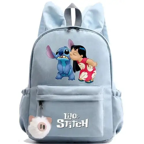 Cute Disney Lilo Stitch Backpack for Girl Boy Student Teenager - DayShop