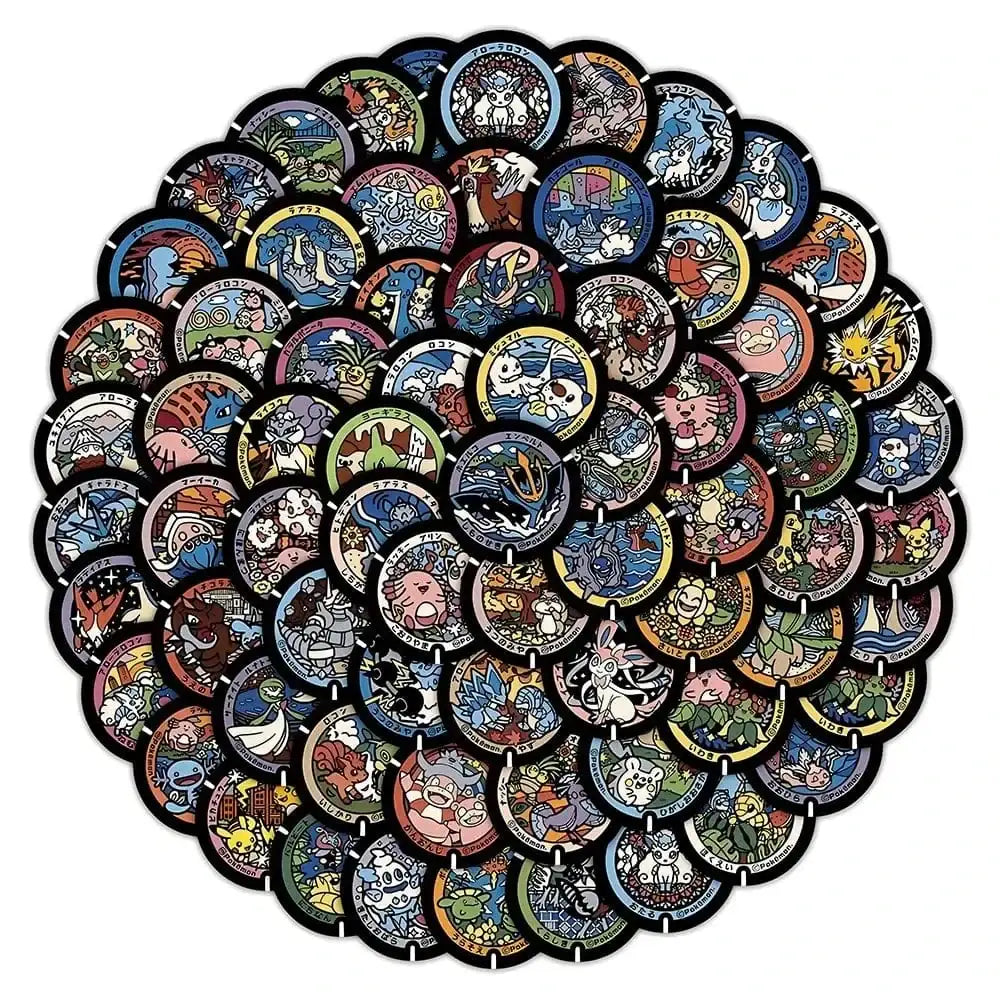 Pokemon StickersCartoon Decals 108pcs - DayShop