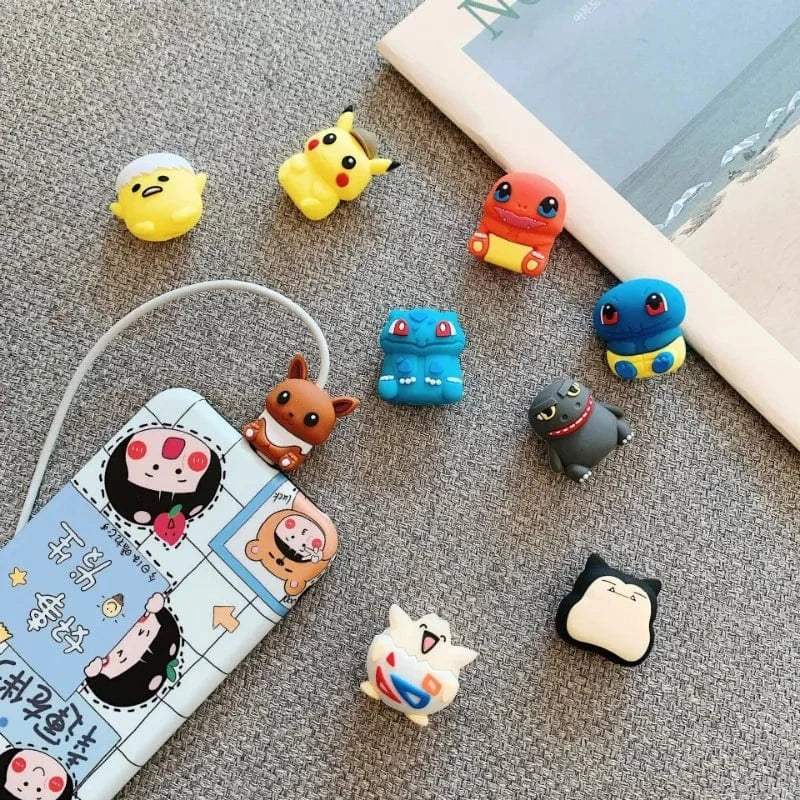 Pokemon Pikachu Doll Data Cable Protective Cover Protective - DayShop