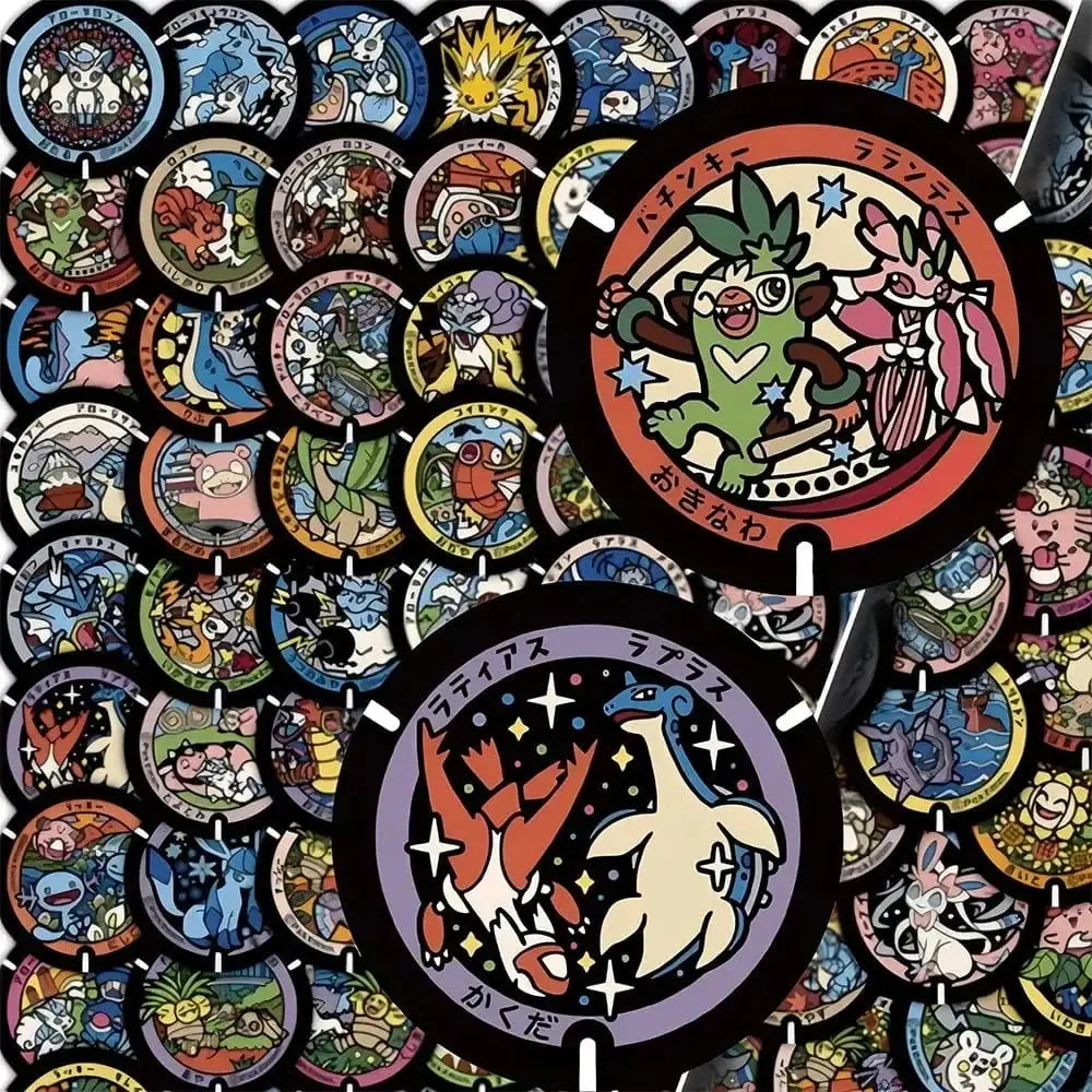 Pokemon StickersCartoon Decals 108pcs - DayShop