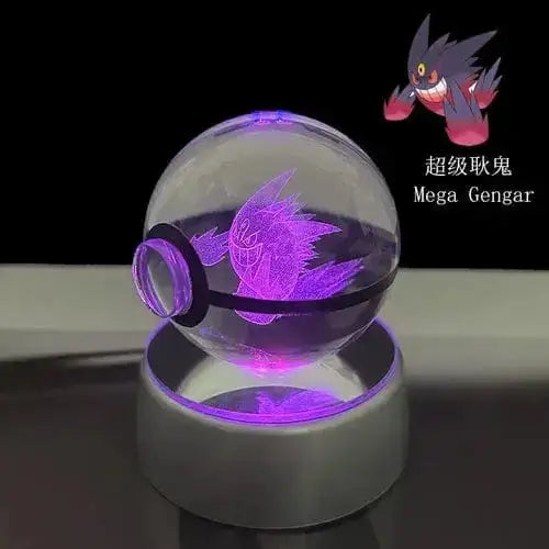 Pokemon Crystal Ball Pikachu Gengar - DayShop