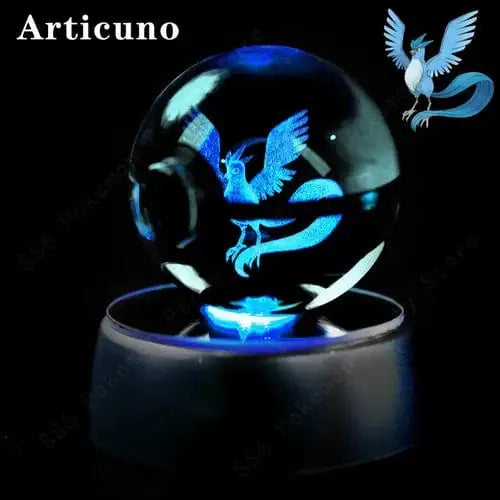 Crystal Ball 3D Lamp Base Pokeball - DayShop