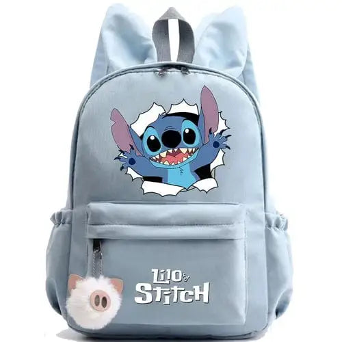 Cute Disney Lilo Stitch Backpack for Girl Boy Student Teenager - DayShop