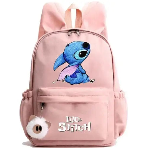 Cute Disney Lilo Stitch Backpack for Girl Boy Student Teenager - DayShop