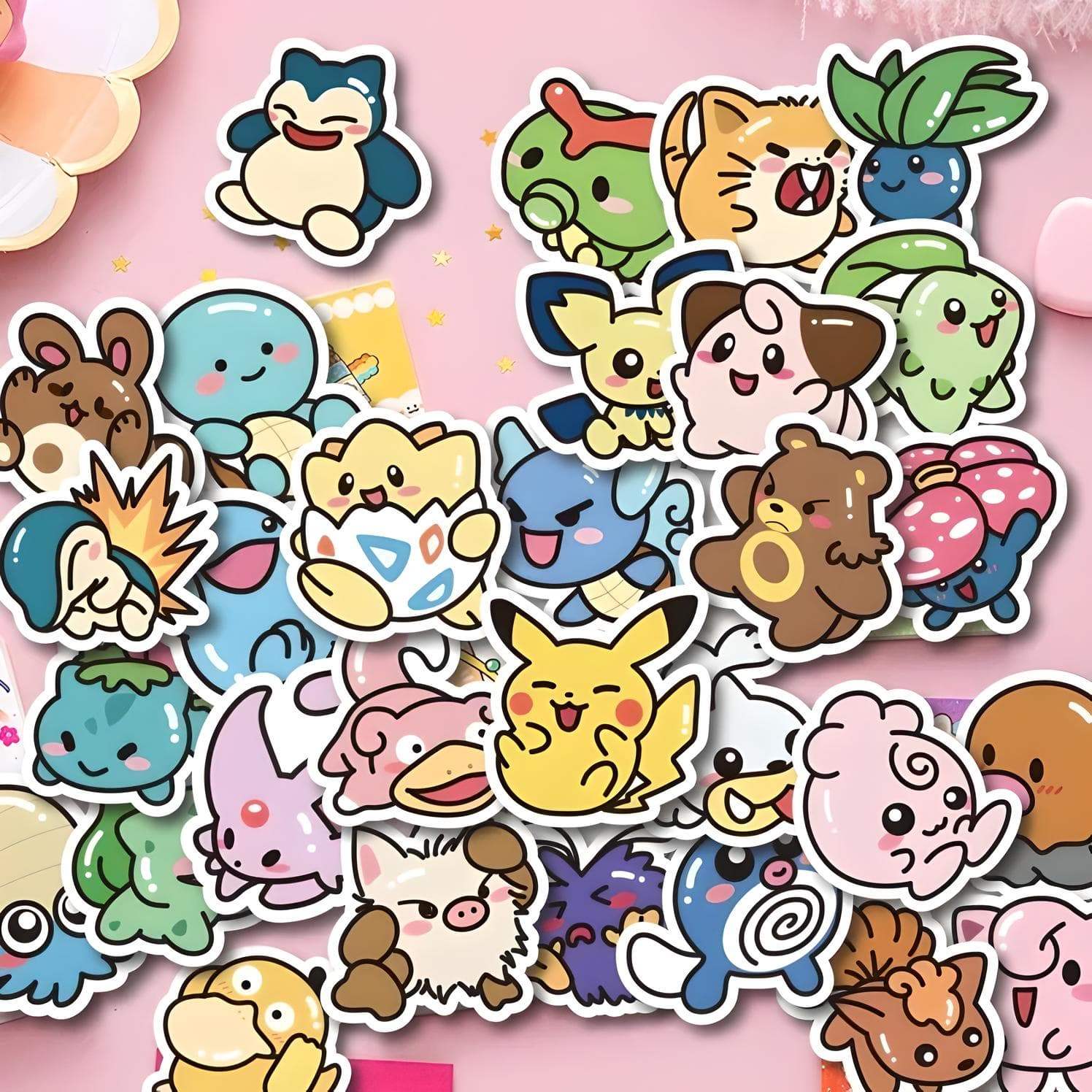 Lot d'autocollant Pokemon (50pcs)