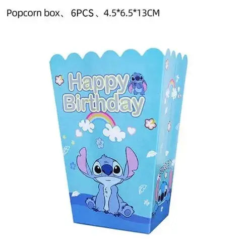 Lilo & Stitch Party Supplies Cup Plates Tablecloth Balloons Cake - DayShop