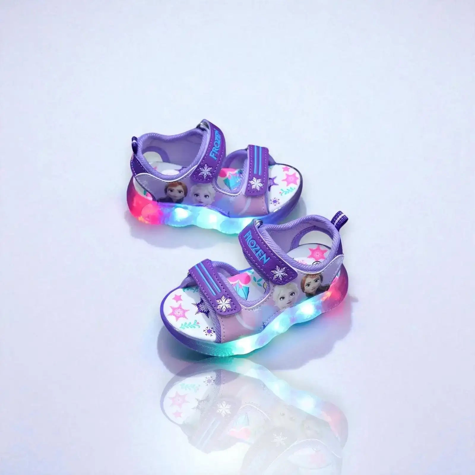 Sandales lumineuses La Reine des Neiges