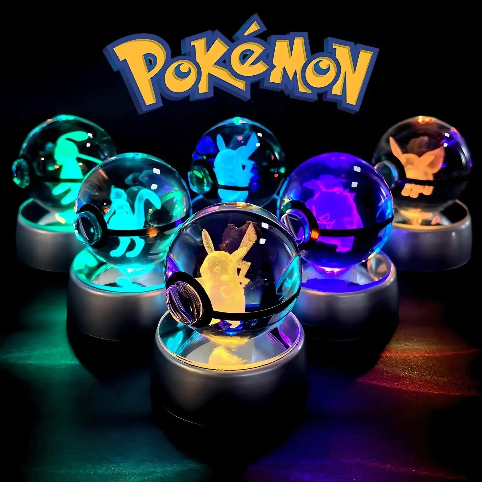 Boule de Crystal 3D Pokemon