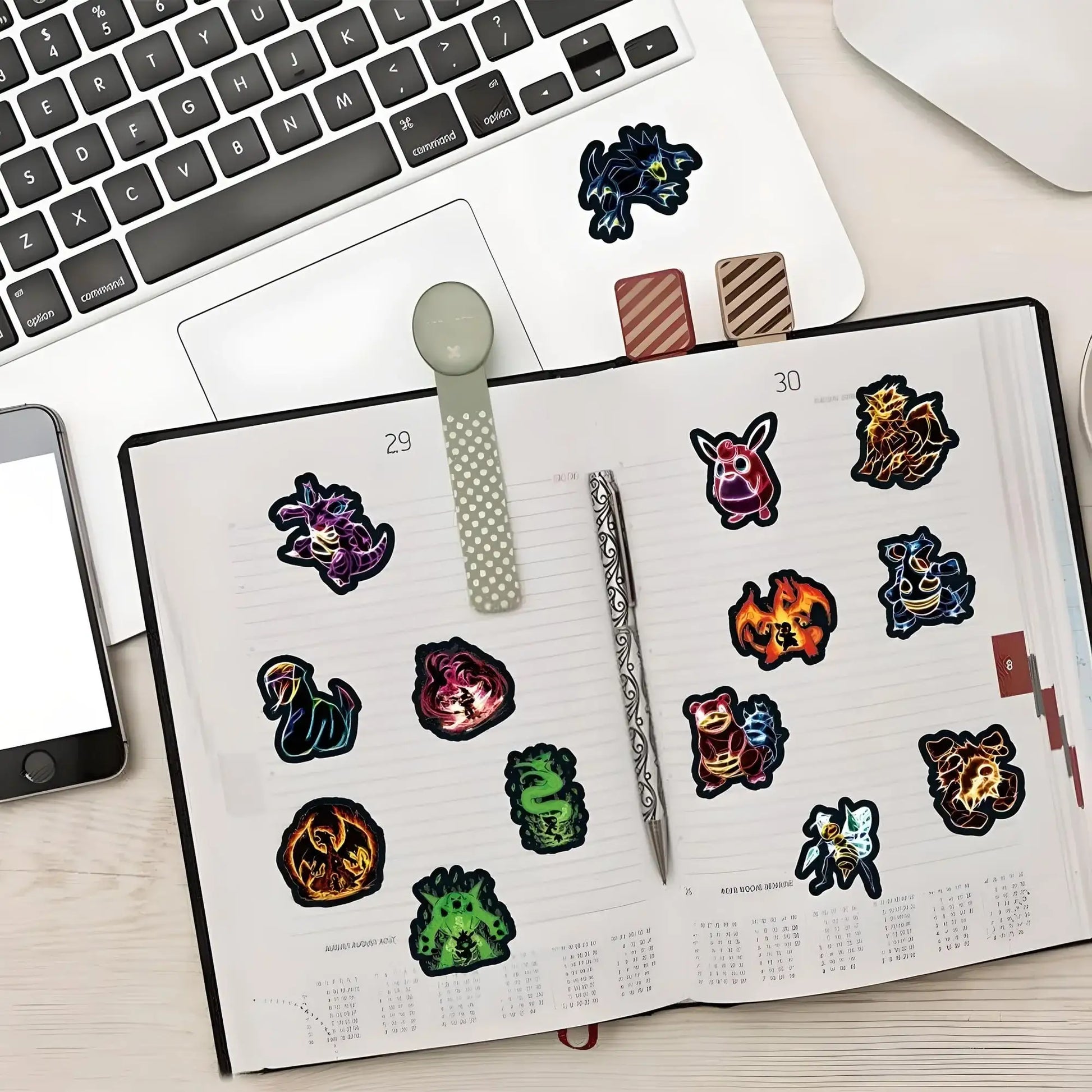 Lot d'autocollant Pokemon (50-63pcs)