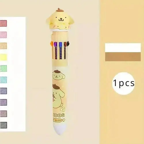 Hello Kitty 10-Color Ballpoint Pen - DayShop